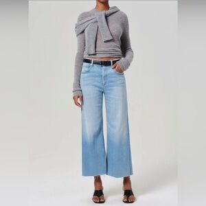 Citizens of Humanity Lyra Wide- Leg Crop - Belmont